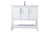 Elegant Lighting - VF26636WH - SIngle Bathroom Vanity - Everett - White