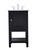 Elegant Lighting - VF27019BK - Single Bathroom Vanity Set - Metropolis - Black