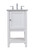 Elegant Lighting - VF27019WH - Single Bathroom Vanity Set - Metropolis - White