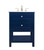 Elegant Lighting - VF27024BL - Bathroom Vanity Set - Metropolis - Blue