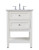 Elegant Lighting - VF27024WH - Single Bathroom Vanity Set - Metropolis - White