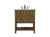 Elegant Lighting - VF27030DW - Single Bathroom Vanity - Metropolis - driftwood