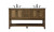 Elegant Lighting - VF27060DDW - Double Bathroom Vanity - Metropolis - driftwood