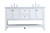 Elegant Lighting - VF27060WH - Double Sink Bathroom Vanity Set - Metropolis - White