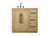 Elegant Lighting - VF29036LO - Bathroom Vanity - Chase - Linen Oak