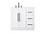 Elegant Lighting - VF29036WH - Bathroom Vanity - Chase - White