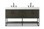 Elegant Lighting - VF29260DMMB - Bathroom Vanity - Caroline - Mocha Brown