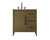 Elegant Lighting - VF29332MCB - Bathroom Vanity - Millie - Chestnut Brown