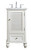 Elegant Lighting - VF30519AW - Single Bathroom Vanity - Rhodes - antique white
