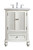 Elegant Lighting - VF30524AW - Single Bathroom Vanity - Rhodes - antique white