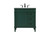 Elegant Lighting - VF31832GN - Single Bathroom Vanity - Bennett - green