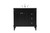 Elegant Lighting - VF31836BK - Single Bathroom Vanity - Bennett - black