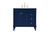 Elegant Lighting - VF31836BL - Single Bathroom Vanity - Bennett - Blue