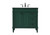 Elegant Lighting - VF31836GN - Single Bathroom Vanity - Bennett - Green