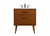 Elegant Lighting - VF41030MTK - Single Bathroom Vanity - Boise - Teak