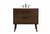Elegant Lighting - VF41036MWT - Single Bathroom Vanity - Boise - walnut