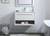 Kasper Single Bathroom Floating Vanity (VF43030WH)