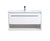 Elegant Lighting - VF43036WH - Single Bathroom Floating Vanity - Kasper - White