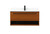 Elegant Lighting - VF43540MTK-BS - Vanity Sink Set - Roman - Teak