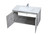Rasina Single Bathroom Floating Vanity (VF44036CG)