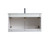 Rasina Single Bathroom Floating Vanity (VF44036WH)