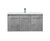 Elegant Lighting - VF44040CG - Single Bathroom Floating Vanity - Rasina - Concrete Grey