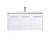 Elegant Lighting - VF44040WH - Single Bathroom Floating Vanity - Rasina - White