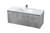 Rasina Single Bathroom Floating Vanity (VF44048CG)