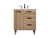 Elegant Lighting - VF47030NT - Single Bathroom Vanity - Baldwin - natural oak