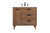Elegant Lighting - VF47036WB - Single Bathroom Vanity - Baldwin - walnut brown