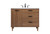 Elegant Lighting - VF47042WB - Single Bathroom Vanity - Baldwin - walnut brown