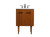 Elegant Lighting - VF48024MTK - Single Bathroom Vanity - Cyrus - Teak