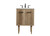 Elegant Lighting - VF48024NT - Single Bathroom Vanity - Cyrus - Natural oak