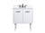 Elegant Lighting - VF48030MWH-BS - Single Bathroom Vanity - Cyrus - White