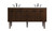 Elegant Lighting - VF48060DMWT - Single Bathroom Vanity - Cyrus - Walnut
