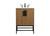 Elegant Lighting - VF48824WB - Single Bathroom Vanity - Eugene - Walnut Brown
