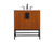 Elegant Lighting - VF48830MTK - Single Bathroom Vanity - Eugene - Teak