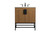 Elegant Lighting - VF48830WB - Single Bathroom Vanity - Eugene - Walnut Brown