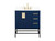 Elegant Lighting - VF48832MBL-BS - Single Bathroom Vanity - Eugene - Blue
