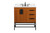 Elegant Lighting - VF48832MTK-BS - Single Bathroom Vanity - Eugene - Teak
