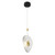 George Kovacs - P5600-884-L - LED Pendant - Topknot - Coal And Brushed Gold