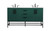 Elegant Lighting - VF48860DMGN - Double Bathroom Vanity - Eugene - Green