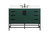 Elegant Lighting - VF488W48MGN-BS - Single Bathroom Vanity - Eugene - Green