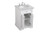 Clarence Bathroom Vanity Set (VF53024WH)