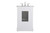 Clarence Bathroom Vanity Set (VF53024WH)