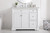 Clarence Bathroom Vanity Set (VF53042WH)