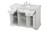 Clarence Bathroom Vanity Set (VF53048WH)