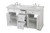 Clarence Bathroom Vanity Set (VF53060DWH)