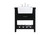 Elegant Lighting - VF60130BK - Single Bathroom Vanity - Clement - black