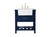 Elegant Lighting - VF60130BL - Single Bathroom Vanity - Clement - blue